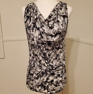 Michael Kors ruched sleeveless top